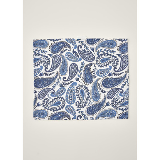 Bella Maison Paisley Pamuklu 2'li Kurulama Bezi Mavi (40x50 Cm) Mavi