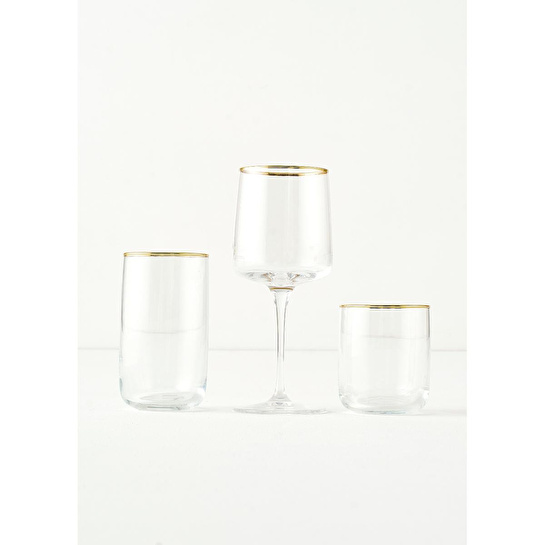 Bella Maison Premium Bardak-kadeh Set 18'li Gold