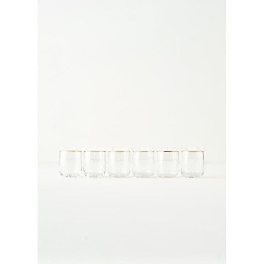 Bella Maison Premium Bardak 6'lı Gold (270 Cc)