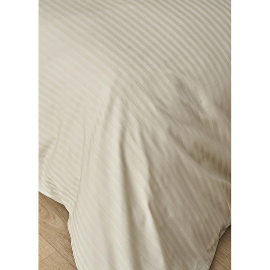 Bella Maison Premium Tencel King Size Saten Nevresim Seti Bej (240x220 Cm) Yeşil