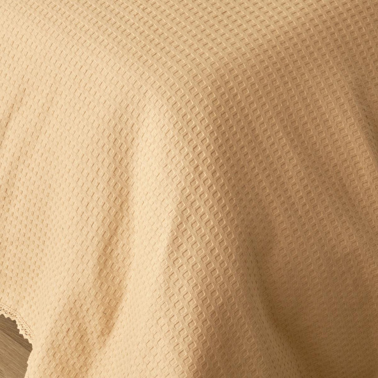 Bella Maison Stormi Pamuklu Çift Kişilik Waffle Pike Bej (200x220 Cm) Bej