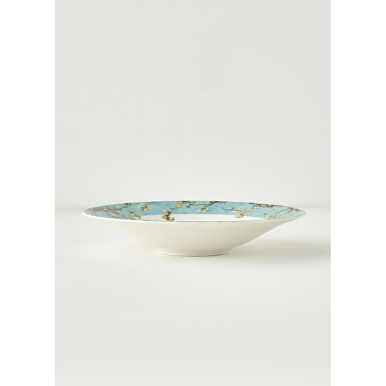Bella Maison Van Gogh Almond Blossom Porselen Salata Kasesi Turkuaz (29 Cm) Mavi