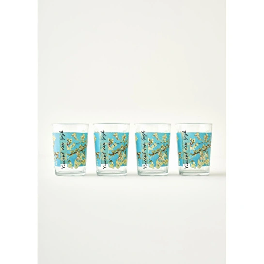 Bella Maison Van Gogh Almond Blossom Meşrubat Bardağı 4’lü Turkuaz (510 Cc)