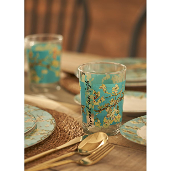 Bella Maison Van Gogh Almond Blossom Meşrubat Bardağı 4’lü Turkuaz (510 Cc)
