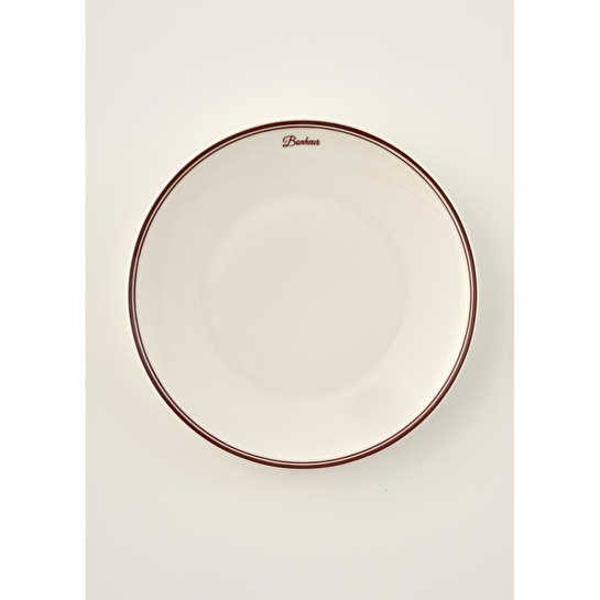 Bella Maison Bonheur Porselen Servis Tabağı Bordo (28 Cm) Bordo