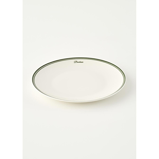 Bella Maison Bonheur Porselen Servis Tabağı Yeşil (28 Cm) Yeşil