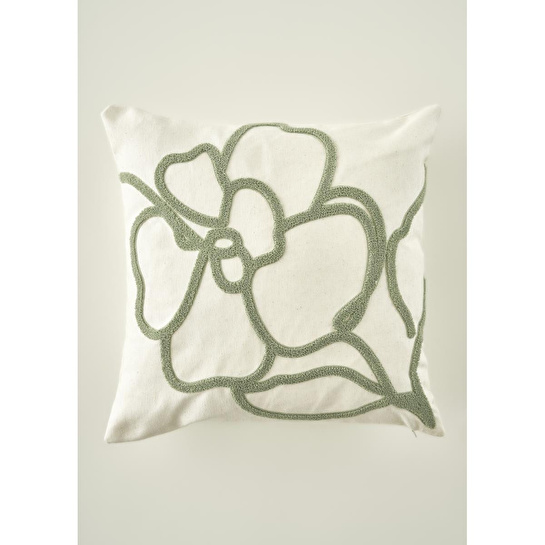 Bella Maison Grace Dekoratif Yastık Kılıfı Yeşil (43x43 Cm) Yeşil