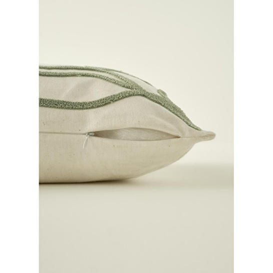 Bella Maison Grace Dekoratif Yastık Kılıfı Yeşil (43x43 Cm) Yeşil