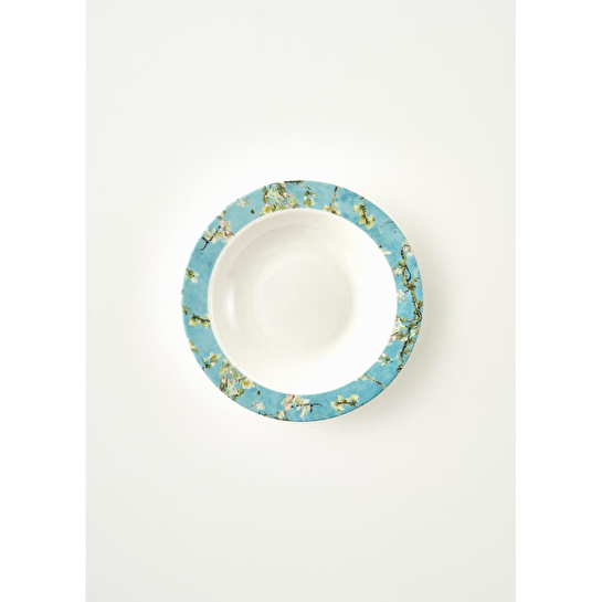 Bella Maison Van Gogh Almond Blossom Porselen Çorba Kasesi Turkuaz (16 Cm) Mavi