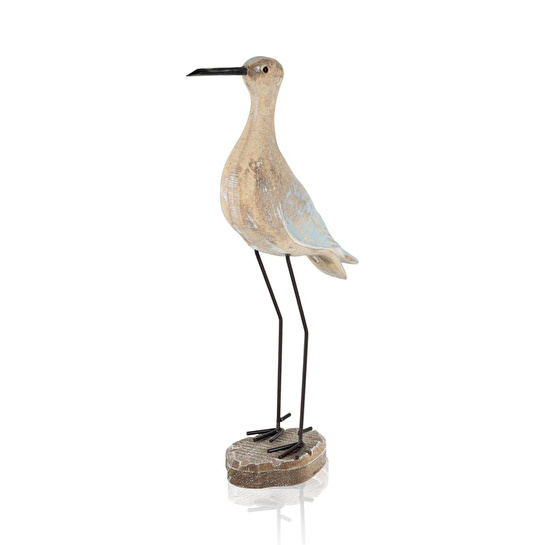 The Mia Retro Marin Coastal Deniz Kuşu Figürlü Obje 37 Cm