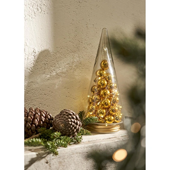 Bella Maison Tree Dekoratif Ledli Aydınlatma Gold (12x12x29 Cm) Gold