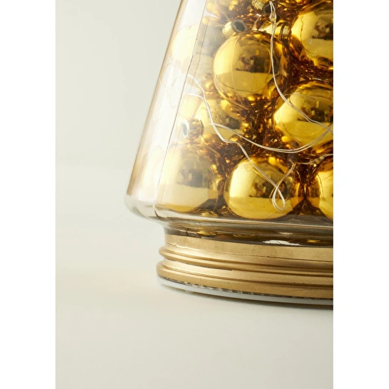 Bella Maison Tree Dekoratif Ledli Aydınlatma Gold (12x12x29 Cm) Gold