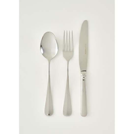 Bella Maison Roma 18 Parça Yemek Çatal Kaşık Bıçak Seti Silver