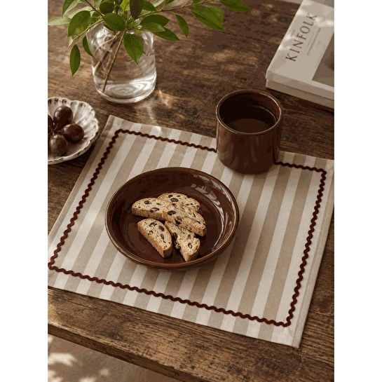 Beige & Stone Kahverengi Seramik Kupa 175 Ml Minimal Kahve Kupası Çay Fincanı Espresso Ve Türk Kahvesi Bardağı