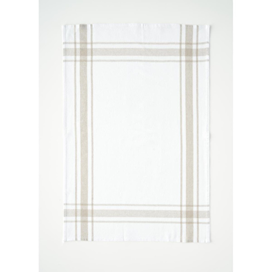 Bella Maison %100 Pamuk Liberty Kurulama Bezi Seti 3'lü Bej (45x65 Cm) Bej