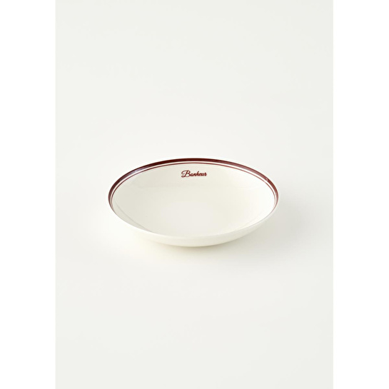Bella Maison Bonheur Porselen Çukur Tabak Bordo (20 Cm) Bordo