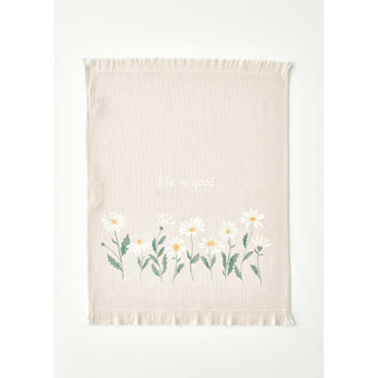 Bella Maison Daisy 2'li Kurulama Bezi Bej-yeşil (40x50 Cm) Bej-yeşil