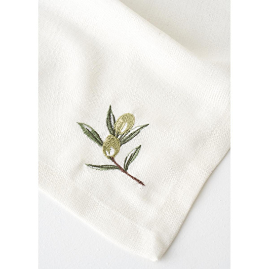 Bella Maison Olive Amerikan Servis Krem (35x45 Cm) Krem