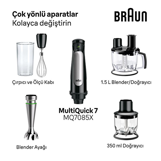 Braun Multiquick 7 El Blender Mq7085x
