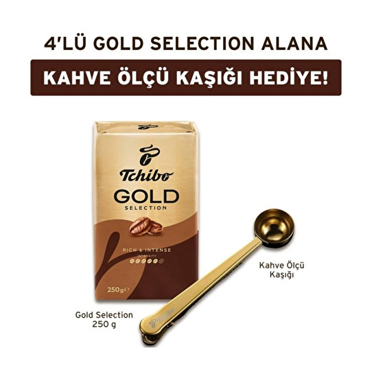 Tchibo Gold Selection 4x250g Filtre Kahve