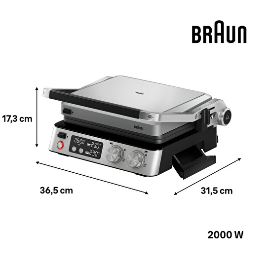 Braun Multigrill 7 Cg7044 Izgaratost