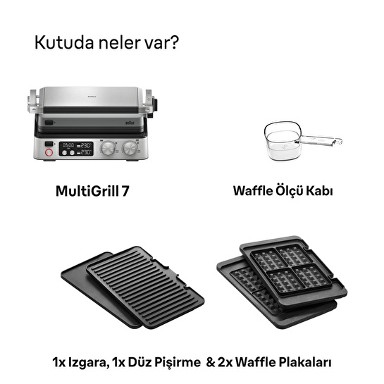 Braun Multigrill 7 Cg7044 Izgaratost