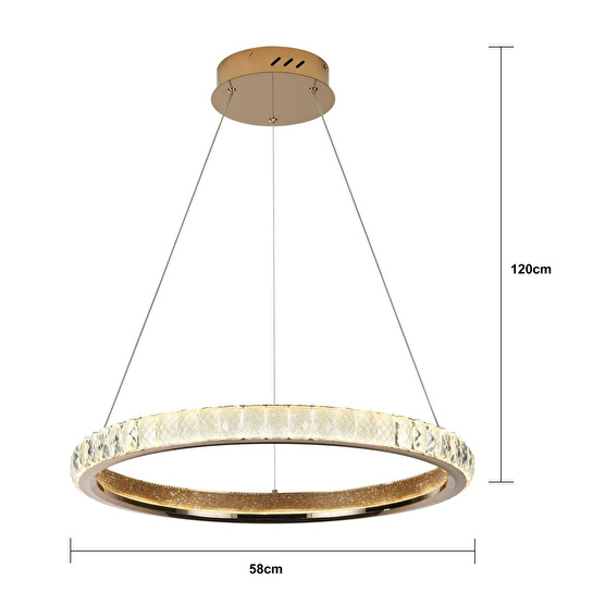 Apliqa Luca 60 Lik Gold Ledli̇ Avi̇ze