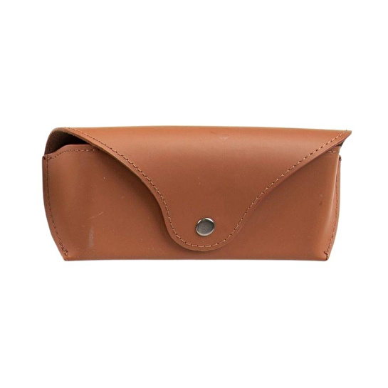 Bloominbag Capri Camel Tan Hakiki Deri Gözlük Kılıfı