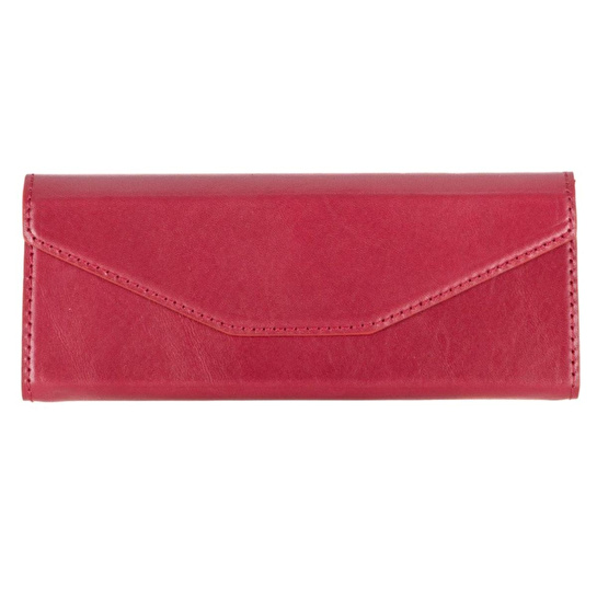 Bloominbag Prisma Dusty Crimson Deri Gözlük Kılıfı – Mıknatıslı Üçgen Tasarım