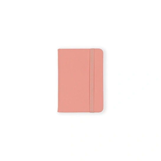 The Mia Çizgili Pembe Not Defteri A7 10 X 8 Cm