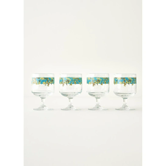 Bella Maison Van Gogh Almond Blossom Cup 4’lü Turkuaz (300 Cc)