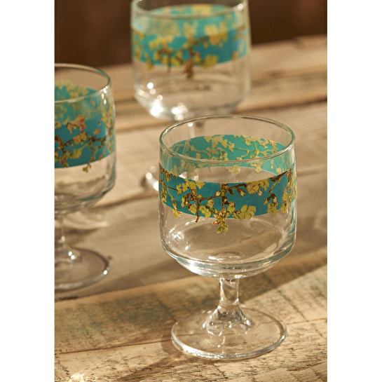 Bella Maison Van Gogh Almond Blossom Cup 4’lü Turkuaz (300 Cc)