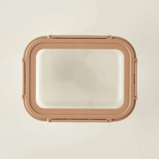 Bella Maison Terra 3'lü Cam Saklama Kabı Seti Bej (1050 Cc)