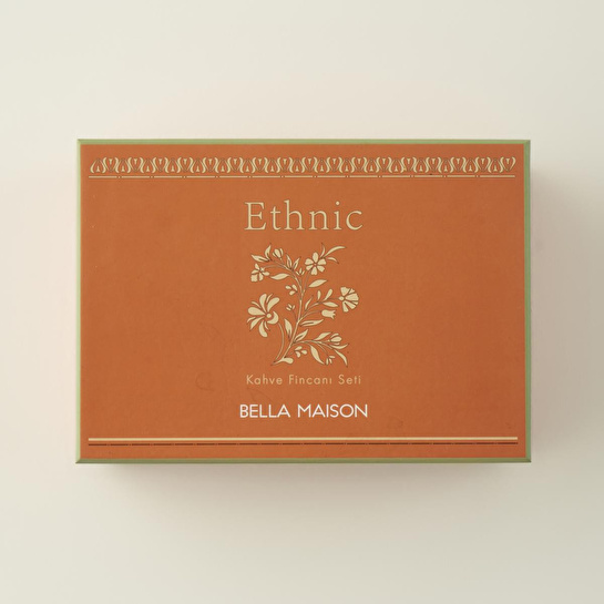 Bella Maison Ethnic 6'lı Kahve Fincanı Seti (90 Cc)