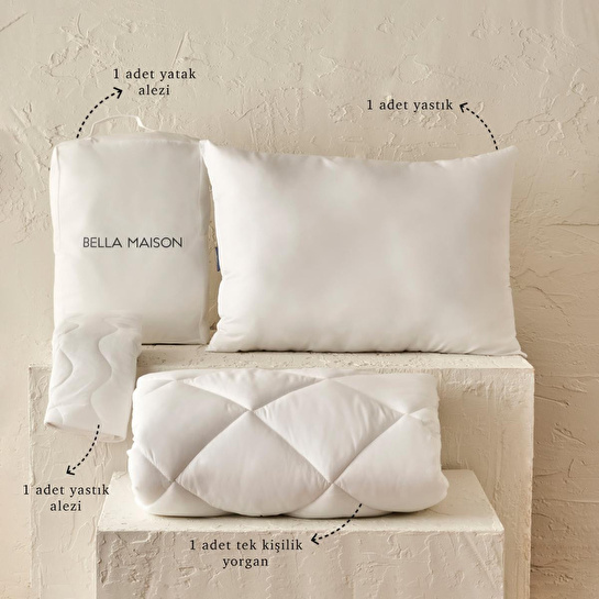 Bella Maison Eko 4 Parça Tek Kişilik Uyku Seti