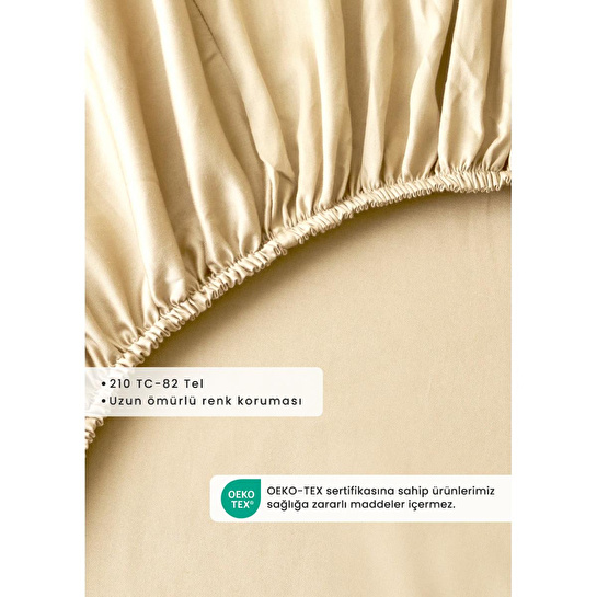 Bella Maison Premium Tencel King Size Lastikli Saten Çarşaf (180x200x35)