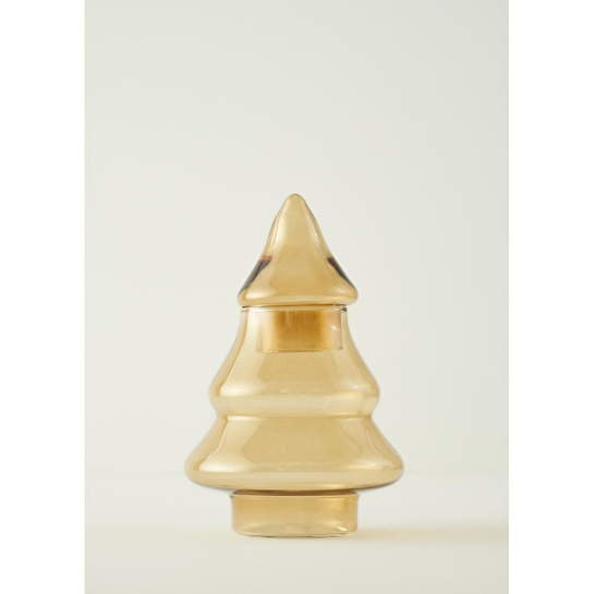 Bella Maison Pine Tree Dekoratif Obje Amber (18x26 Cm)