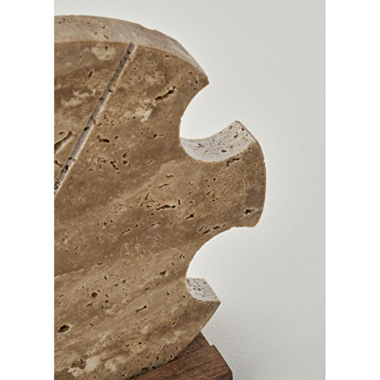 Bella Maison Ephesus Traverten Fish Dekoratif Obje Naturel (20x13x6 Cm)