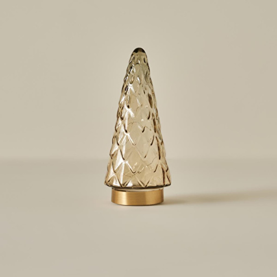 Bella Maison Pine Tree Yılbaşı Ledli Aydınlatma Gold (24 Cm)