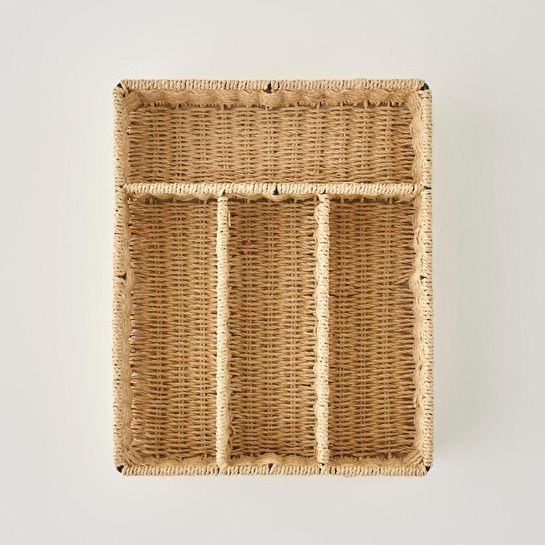 Bella Maison Naturella Çatal Kaşık Tepsisi Naturel (28x34x7 Cm) Naturel