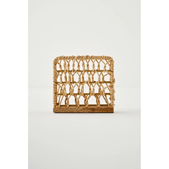 Bella Maison Sierra Peçetelik Naturel (17x4,5x16 Cm) Krem