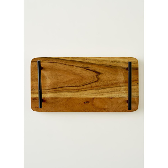 Bella Maison Eliffe Dekoratif Tepsi Naturel (30x15x5 Cm) Naturel