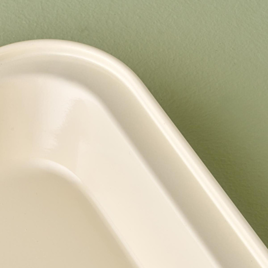 Bella Maison Dublin Fırın Kabı Krem (28,5x17,5x3 Cm) Krem