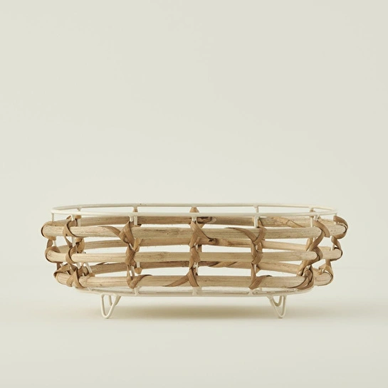 Bella Maison Dawn Oval Sepet Naturel (33x23x11 Cm) Naturel