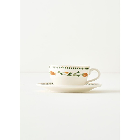 Bella Maison Tulip 2'li Çay Fincanı (270 Cc) Çok Renkli