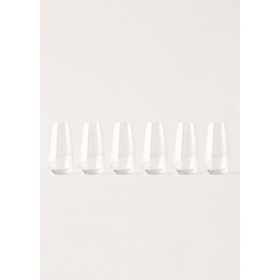 Bella Maison Anser Kristal Meşrubat Bardağı Seti 6'lı Naturel (550 Cc)