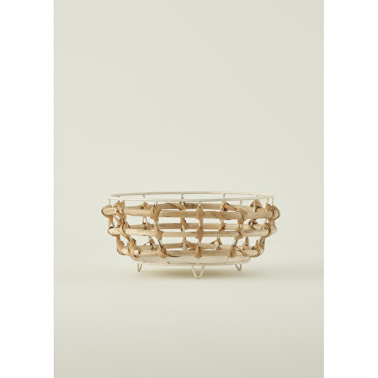 Bella Maison Dawn Yuvarlak Sepet Naturel (27x12 Cm) Naturel