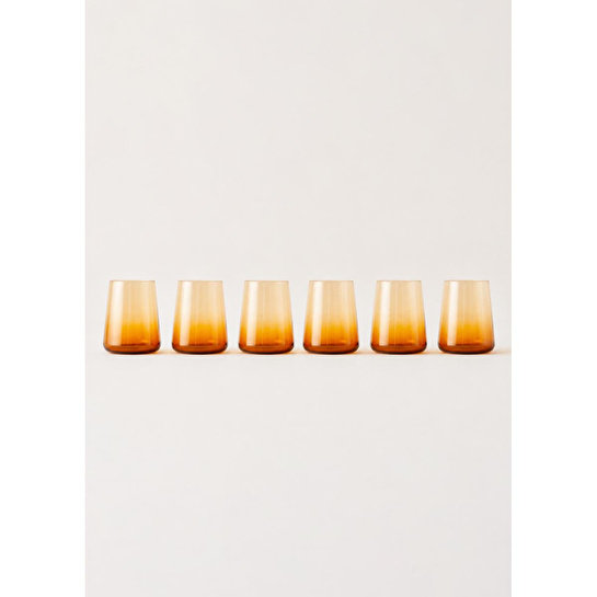 Bella Maison Lisa Bardak 6'lı Amber(380 Cc)