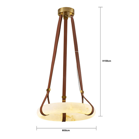 Apliqa Zevrox 50lik Yuvarlak 3 Renkli Led Avize