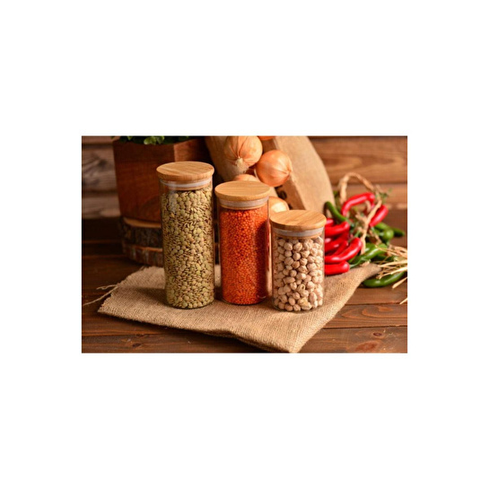 Bambum Zolla Cam Saklama Kabı 250 Ml
